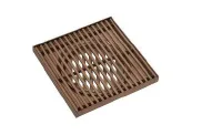 115x115 MM Brushed Copper Grills square floor drain (80 mm)