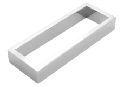 Cavallo Chrome Square Towel Rail 200mm