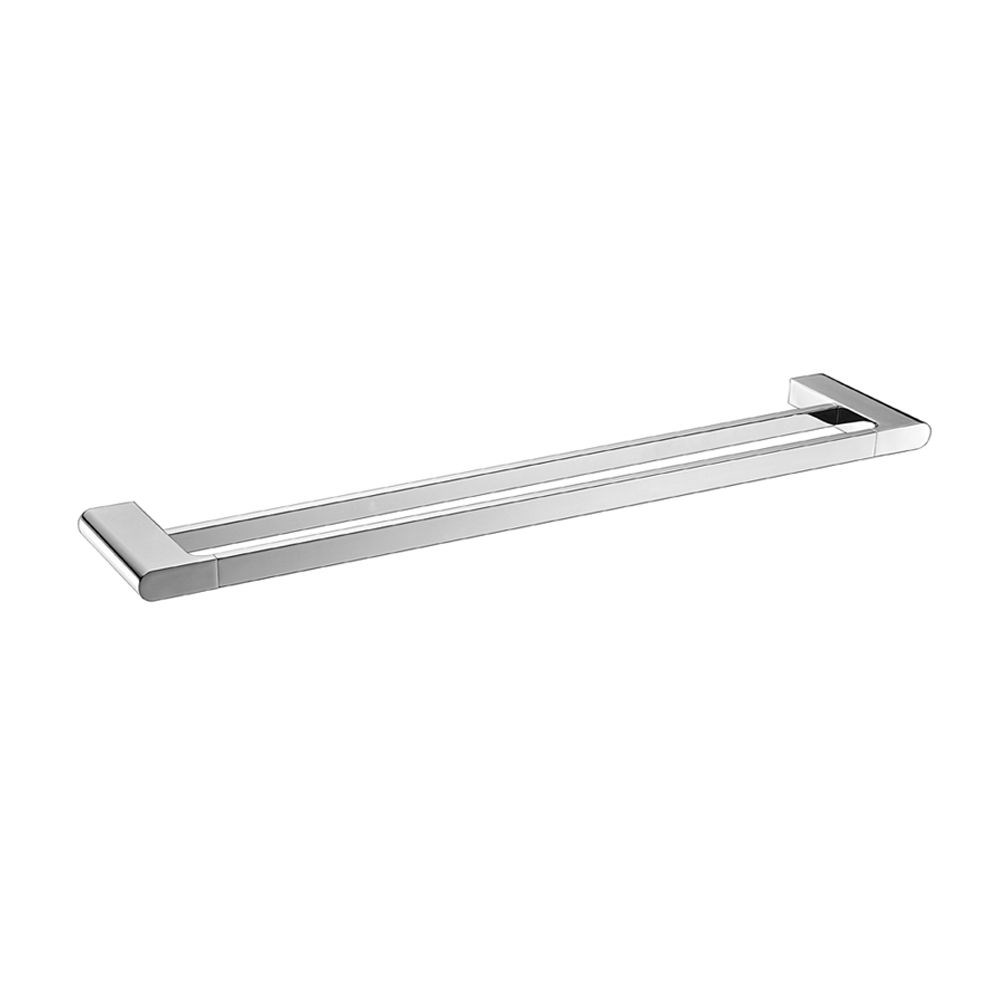 Bellino Chrome Zinc Alloy 800mm Double Towel Rail