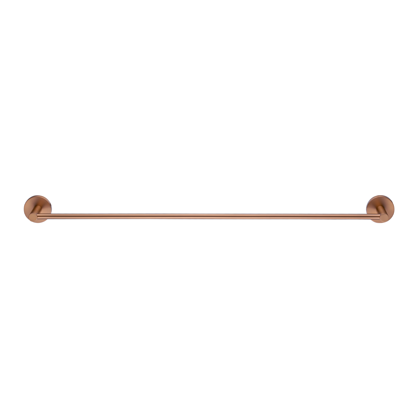 LUCID PIN – 800mm Brushed Copper Cuttable Single Towel Rail