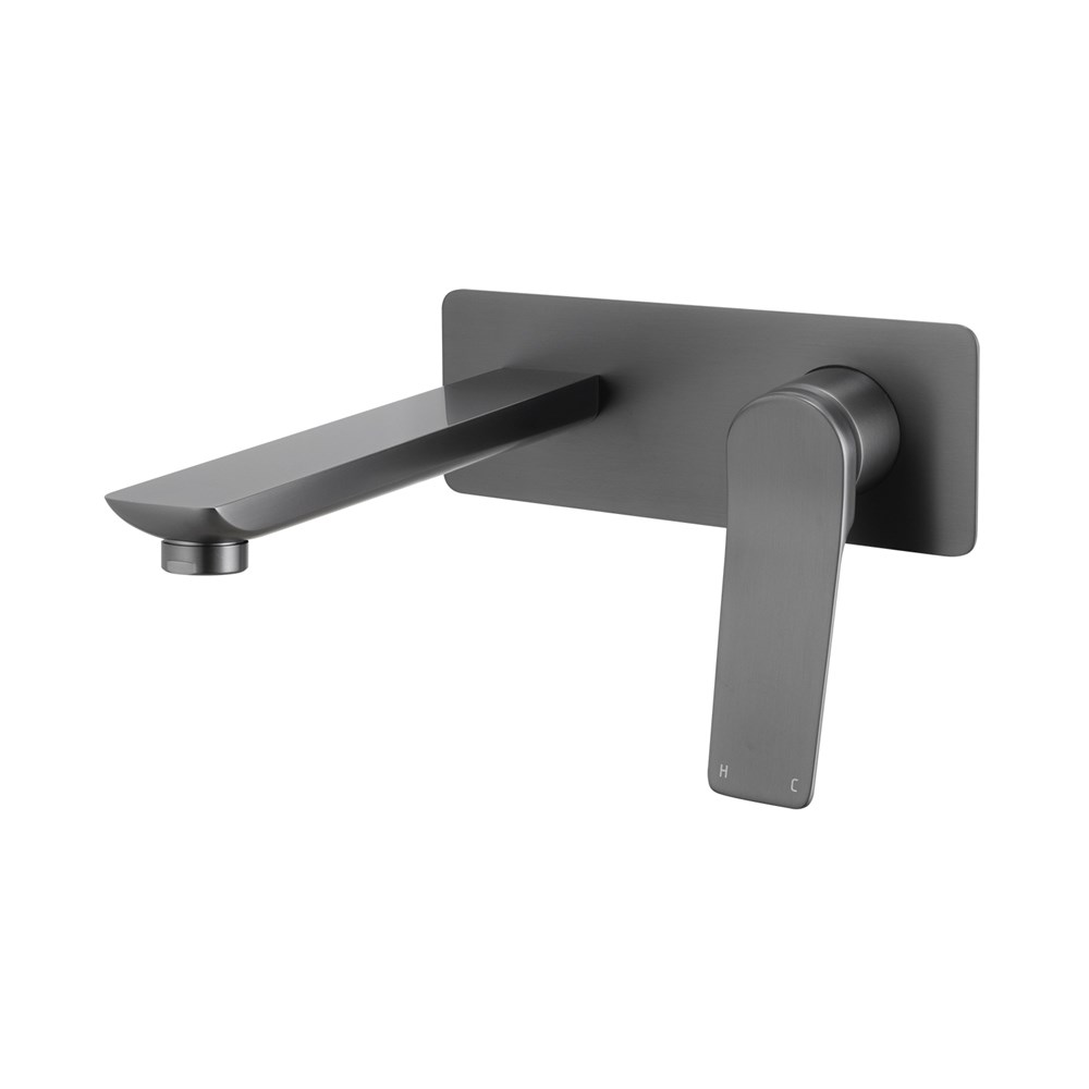 RUSHY – Brushed Gunmetal Spout Mixer