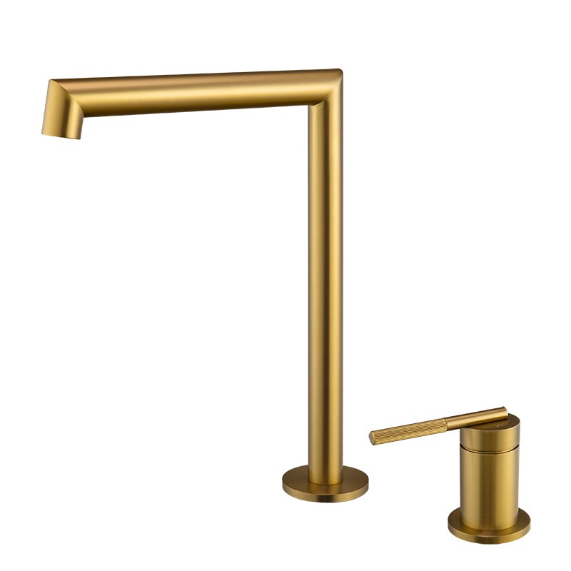 CADDENCE – Brushed Brass Basin Mixer