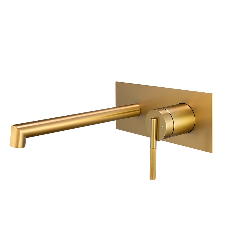 CADDENCE – Brushed Brass Spout Mixer