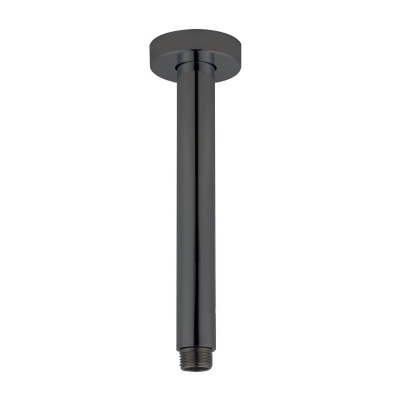 200mm Gunmetal Ceiling Shower Arm