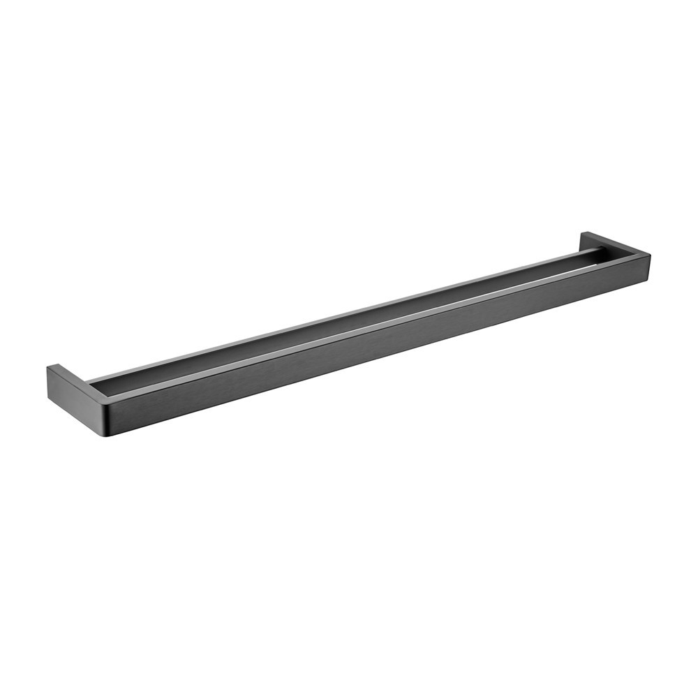 IVANO – 800mm Gunmetal Double Towel Rail