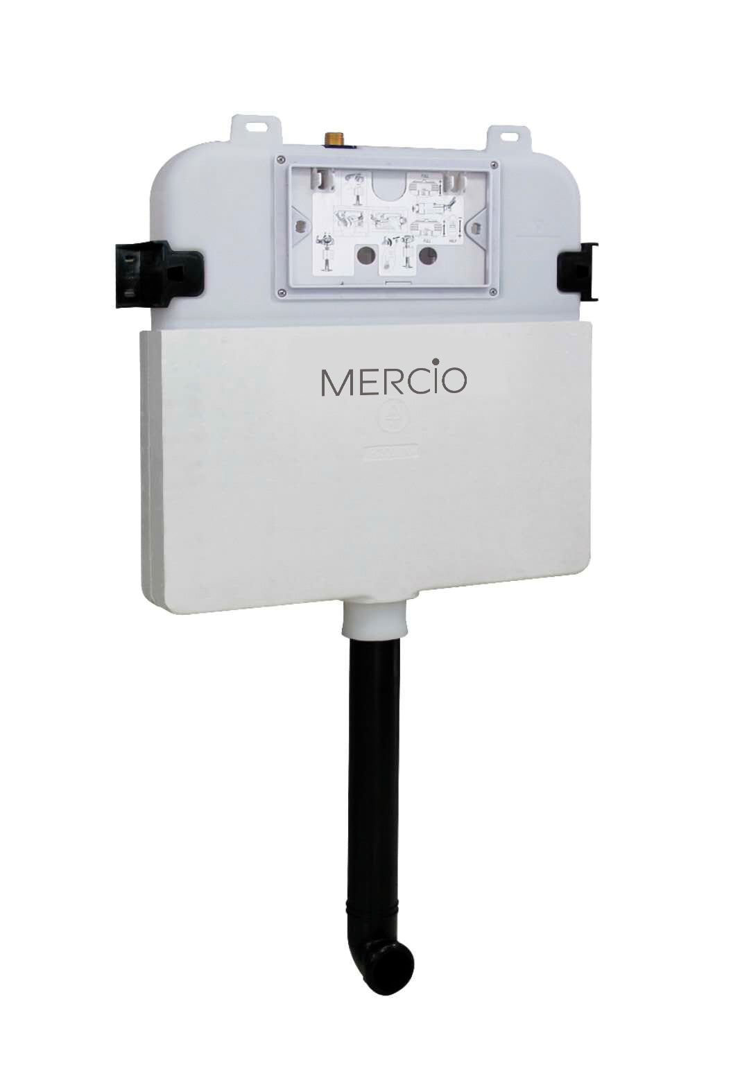R&T 80mm Slim In-wall Cistern with Floor Pan