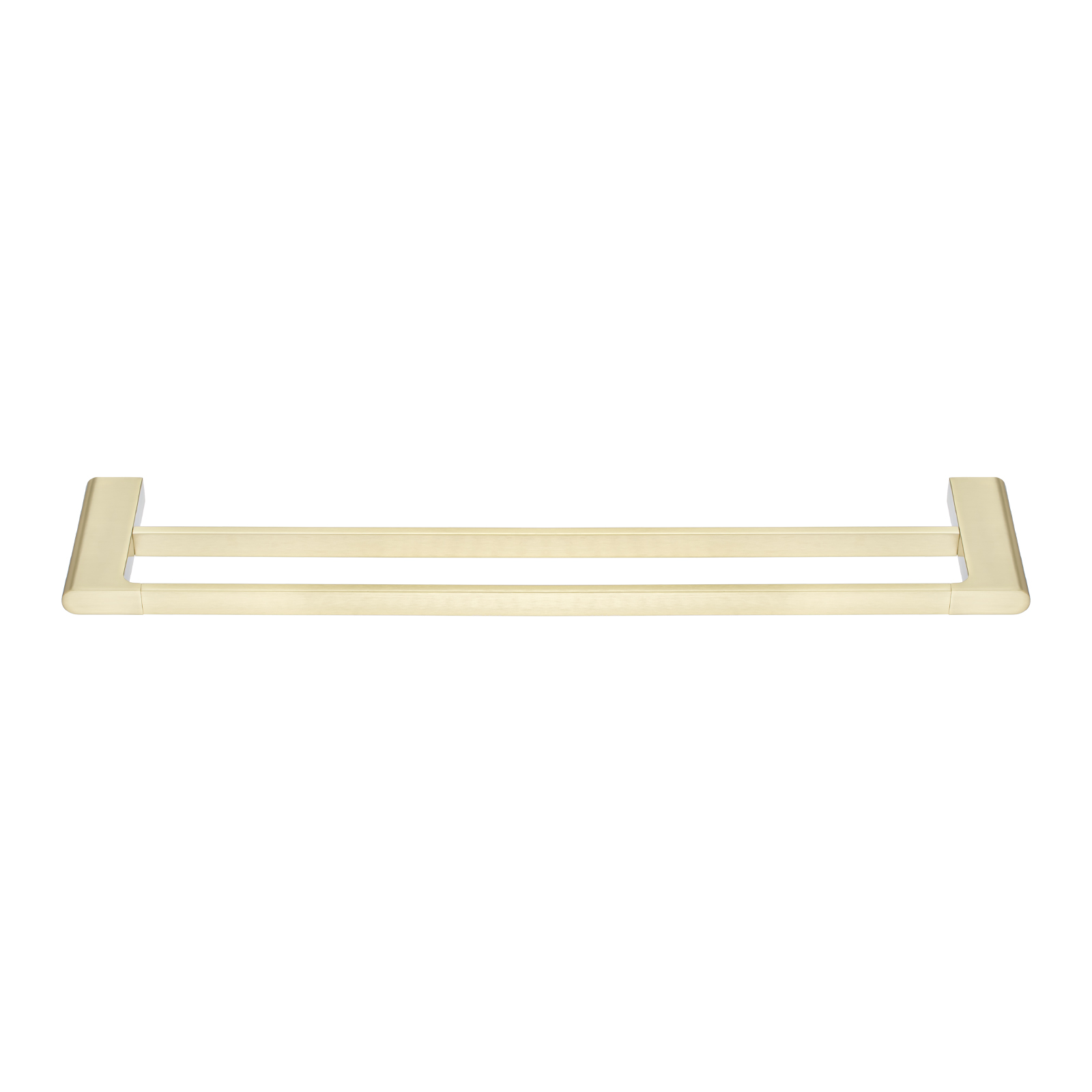VOG – 600mm Light Brushed Brass Double Towel Rail