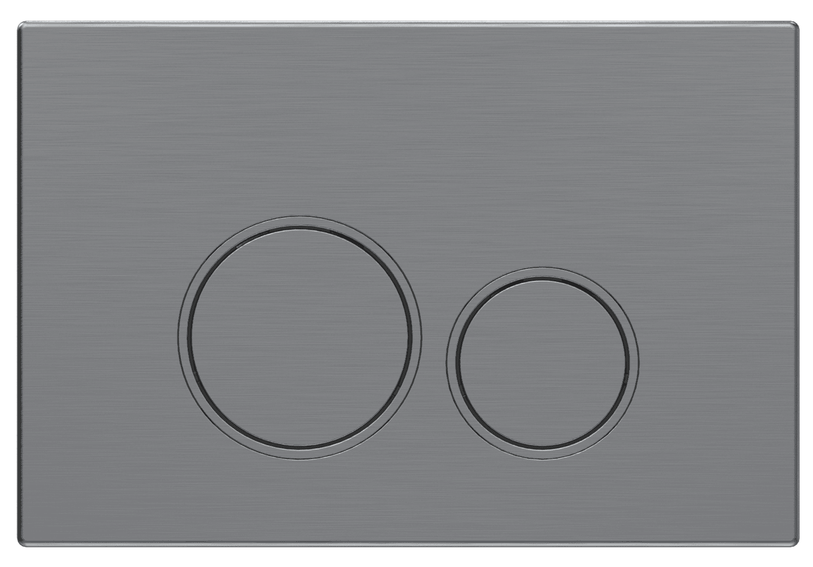 Sigma Round Flush Plate – Gun Metal