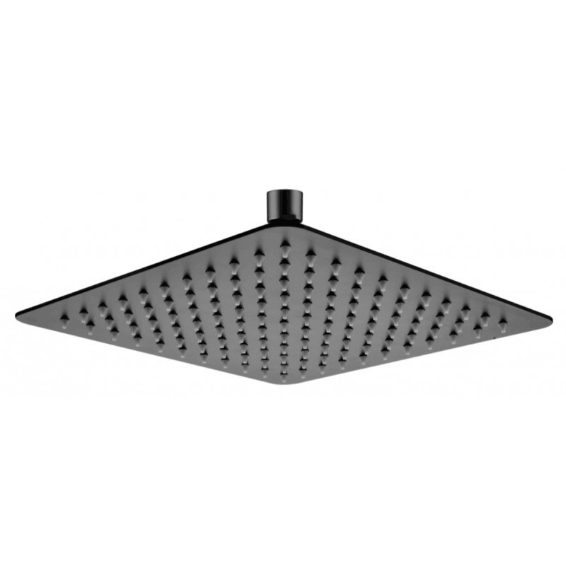 250mm Black Shower Head