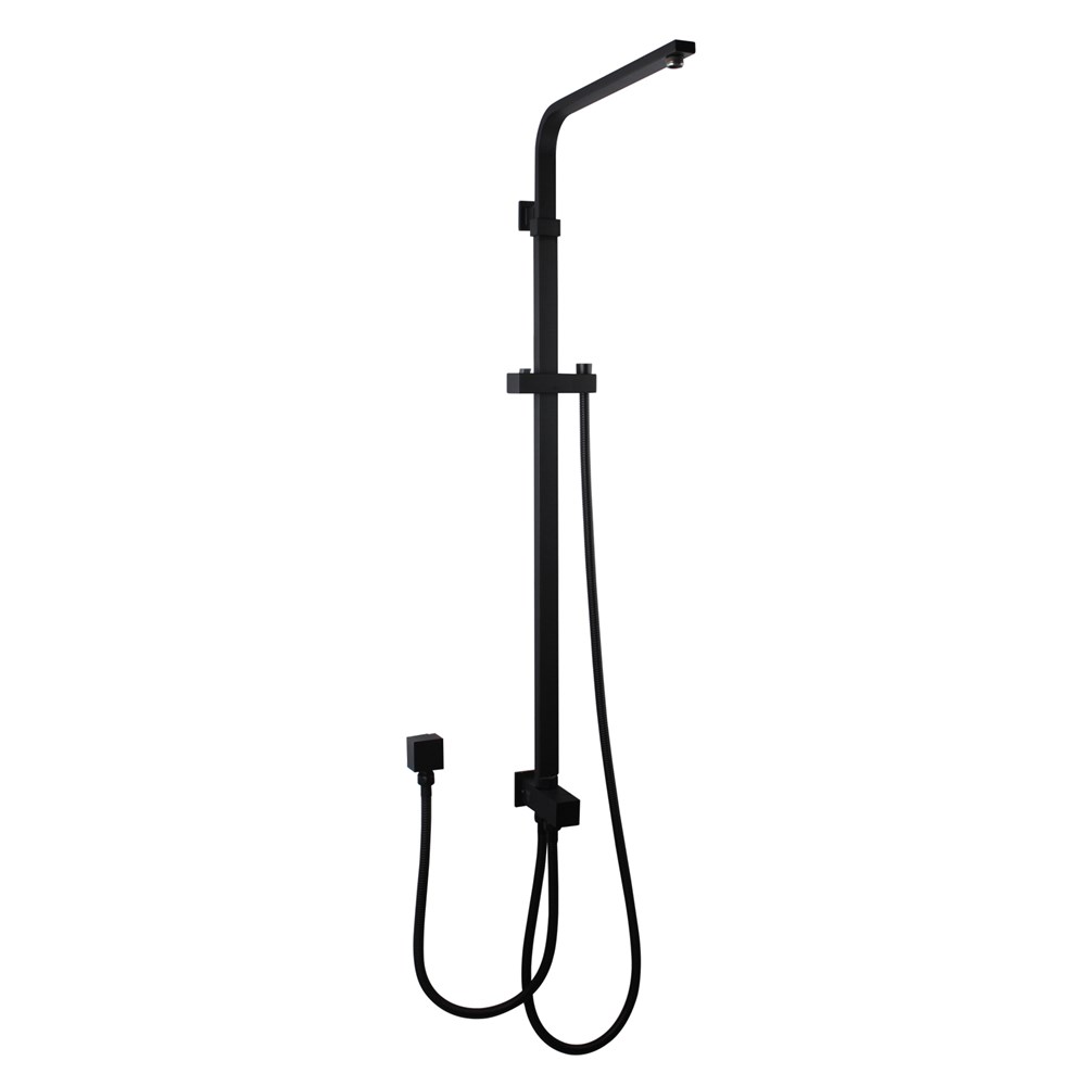 Black Shower Rail