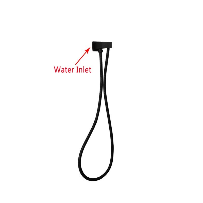 Black Shower Rail