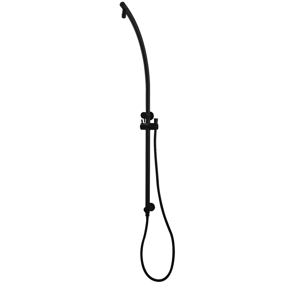 Black Shower Rail