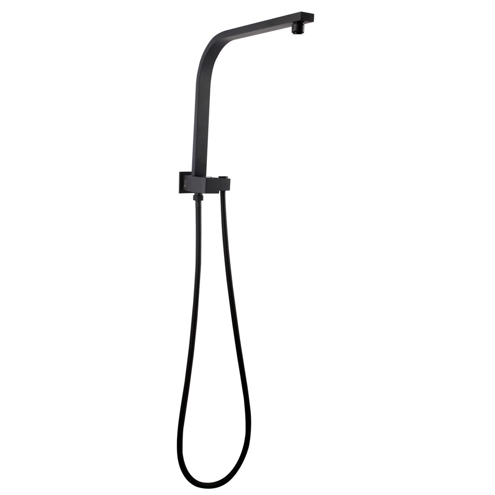 Black Shower Rail