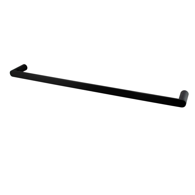 RUSHY – 600mm Black Single Towel Rail