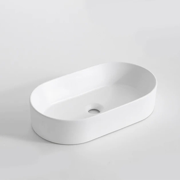 520x300x120mm Matte White Above Counter Basin
