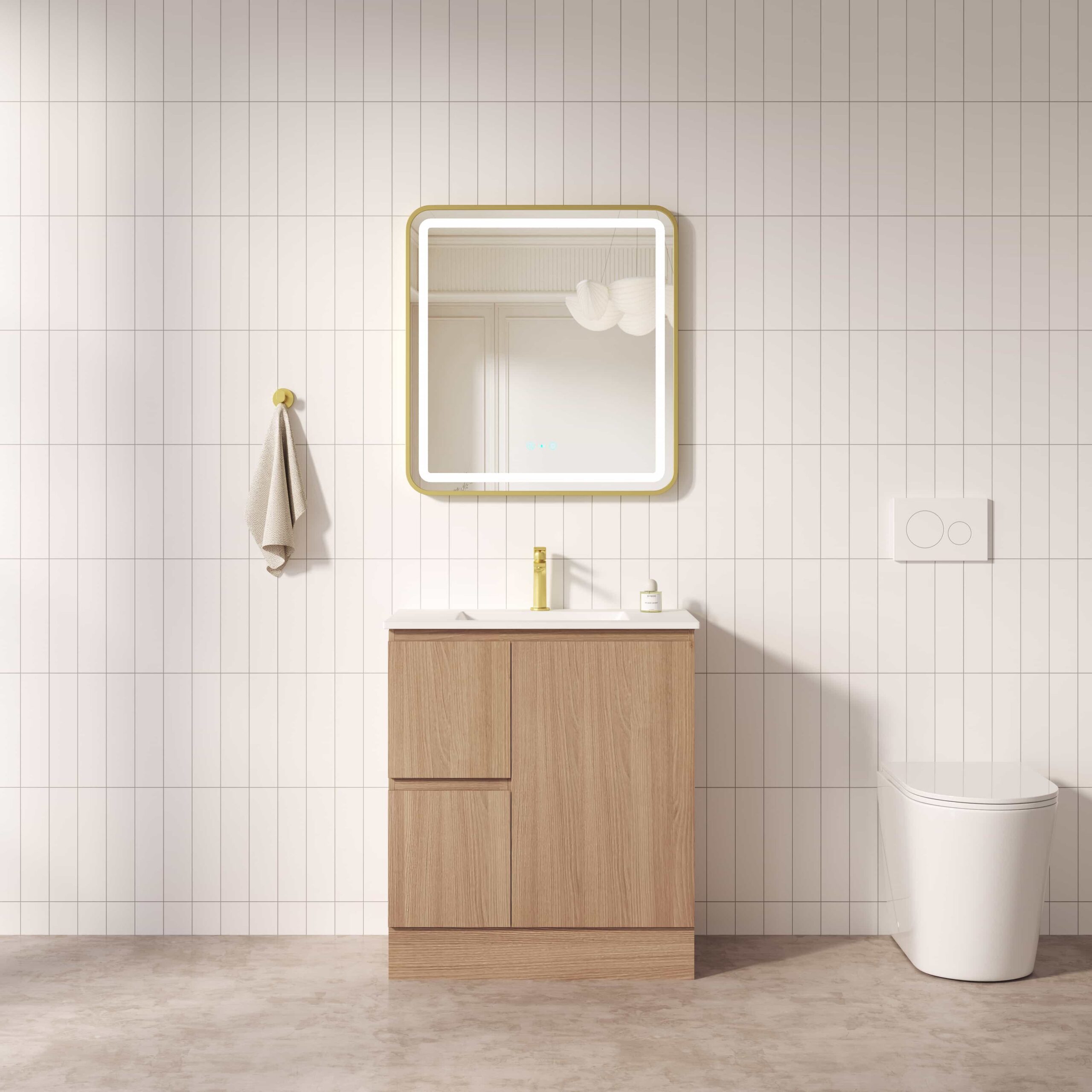RITA Freestanding Cabinet (LHD)- Elegant Oak