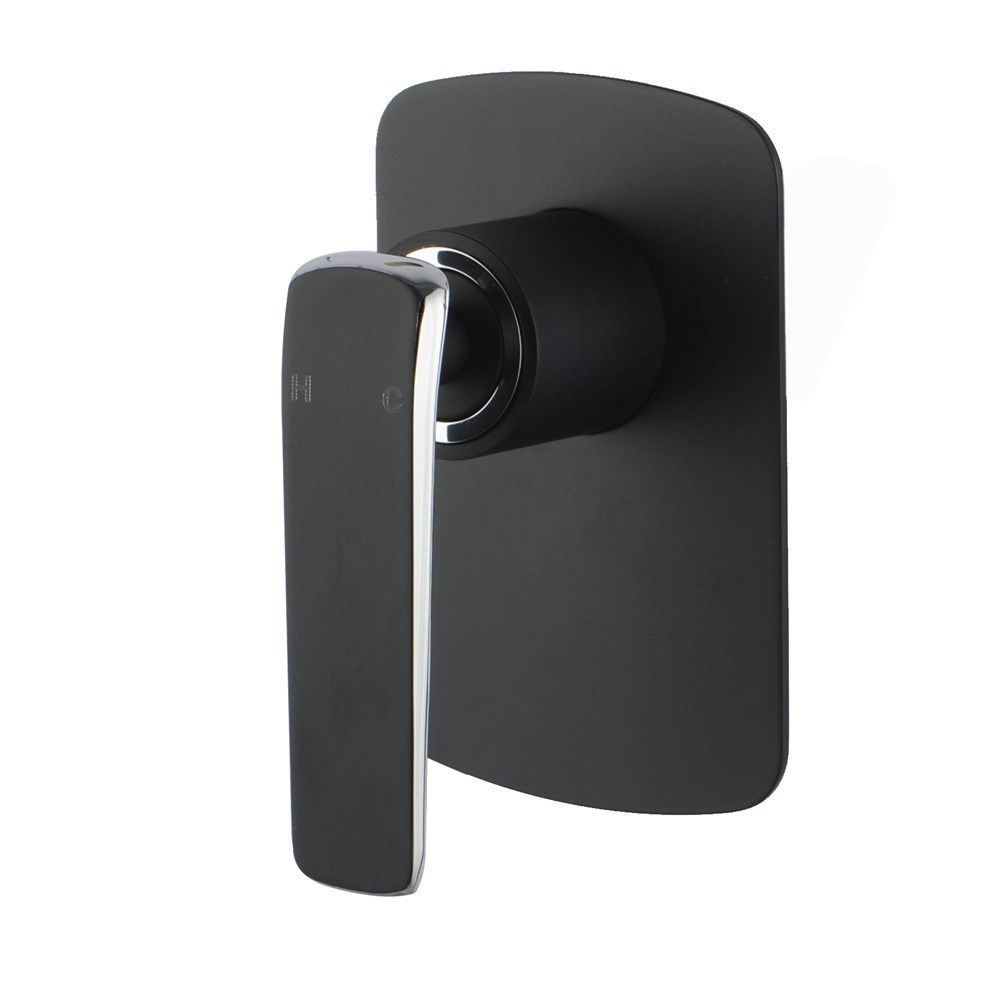ESPERIA – Chrome & Matte Black Wall Mixer