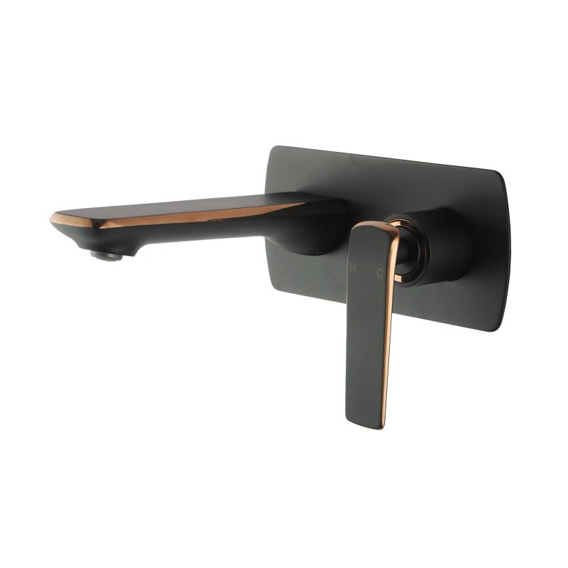 ESPERIA – Black & Rose Gold Spout Mixer