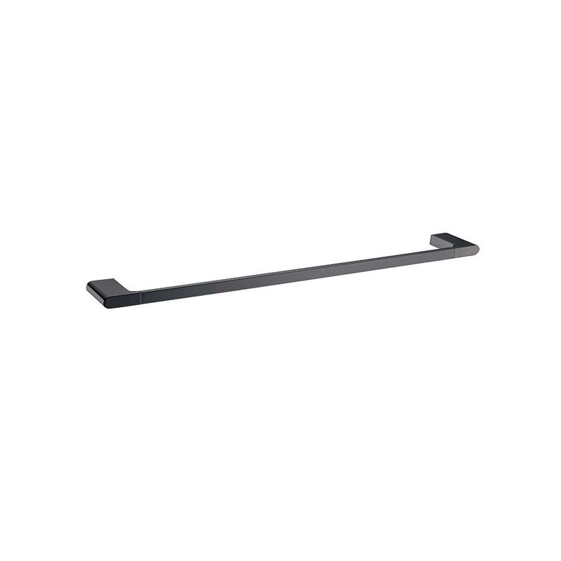 Bellino Gun Metal Grey Single Towel Rail 600mm Zinc Alloy