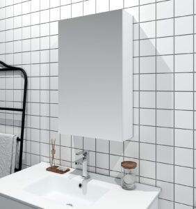 MDF Shaving Cabinet 450mm – Gloss White