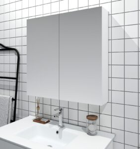 MDF Shaving Cabinet 600mm – Gloss White