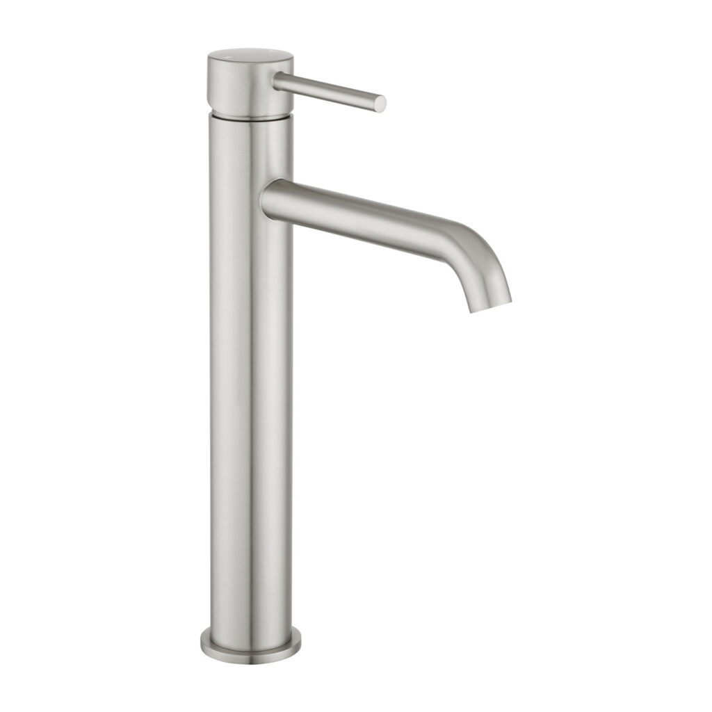 LUCID PIN – Brushed Nickel Basin Mixer