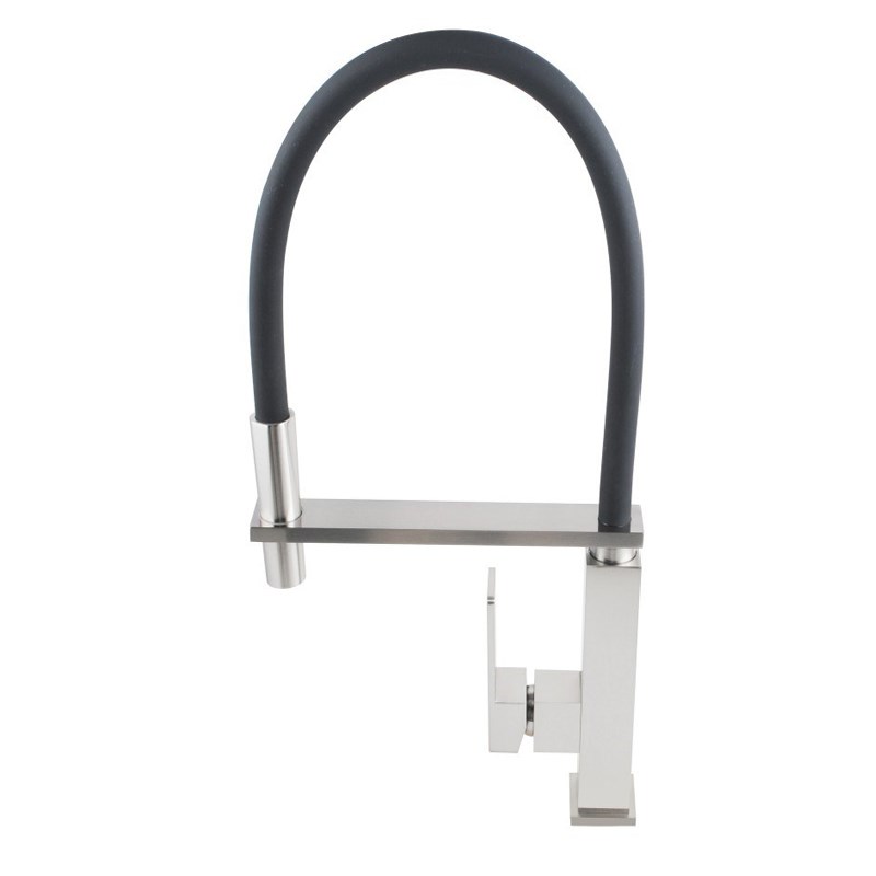 Brushed Nickel Pull Out Kitchen Mixer