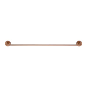 LUCID PIN – 800mm Brushed Copper Cuttable Single Towel Rail