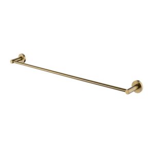 LUCID PIN – 800mm Brushed Brass Cuttable Single Towel Rail