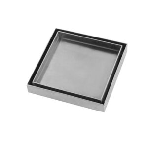 120x120mm Chrome Tile Insert Drain