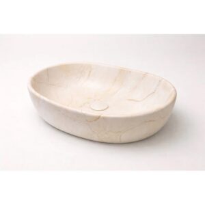 485*350*140mm Matte Stone Marble Above Counter Basin (32mm Nonoverflow)