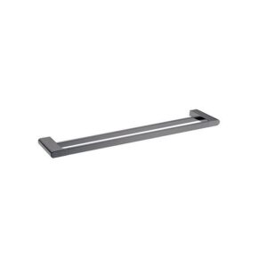 VOG – 600mm Gunmetal Double Towel Rail