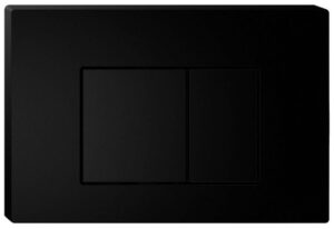 R&T Square Flush Plate – Black