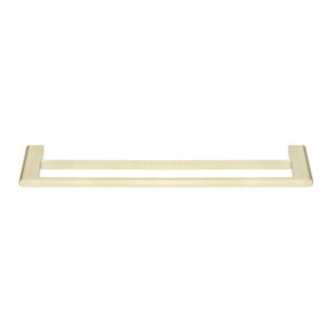 VOG – 800mm Light Brushed Brass Double Towel Rail