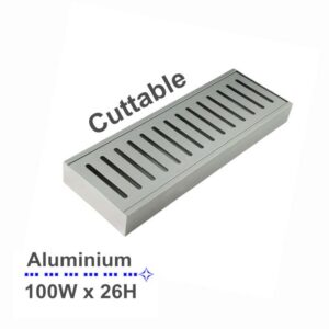 100x100x26mm Chrome Floor Grate