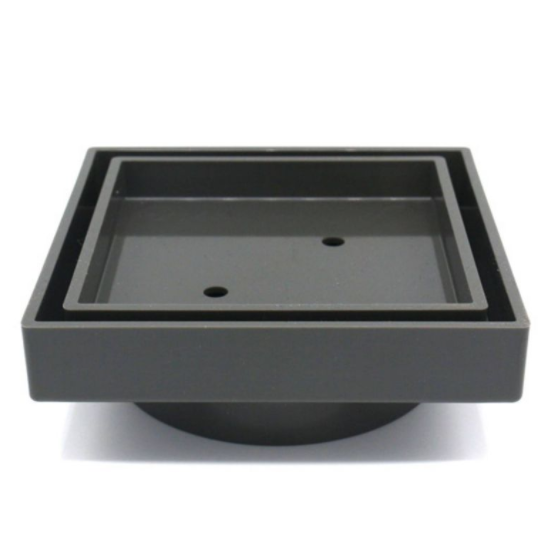 115x115x35mm Gunmetal Tile Insert Drain
