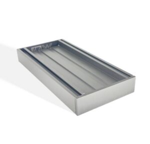 100x100x26mm Gunmetal Ezy Flow Tile Insert Grate