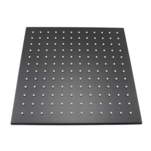 250mm Black Shower Head