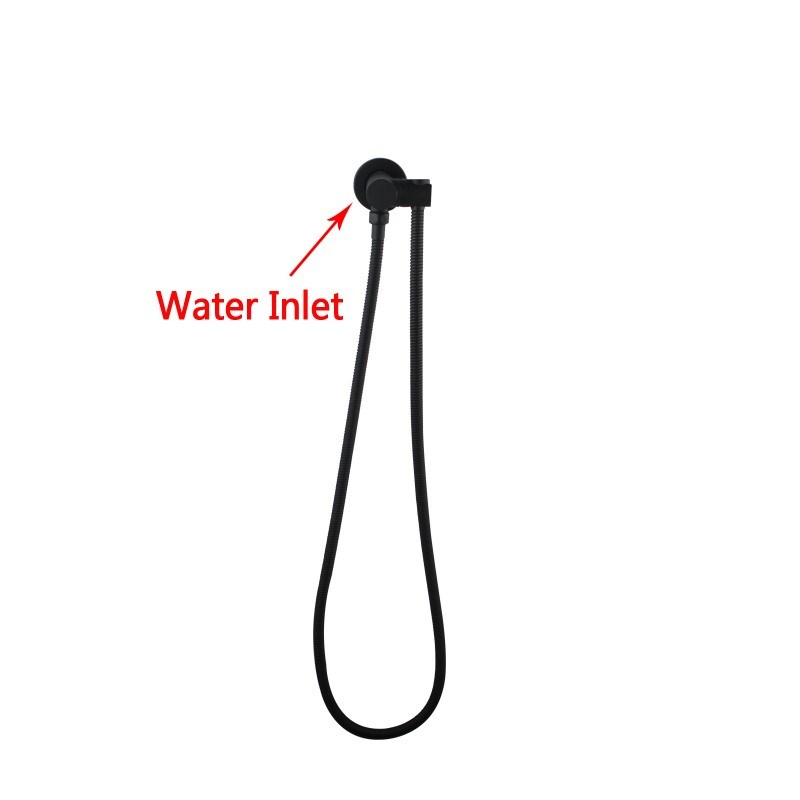 Black Shower Rail