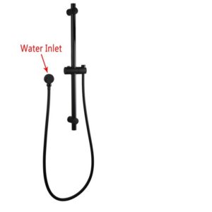 Black Shower Rail