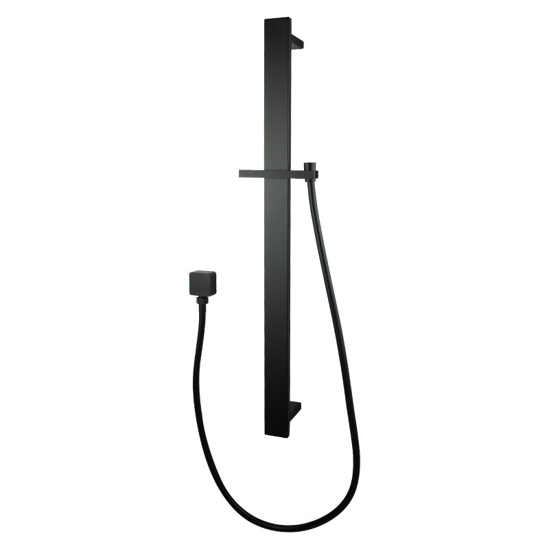 Black Shower Rail