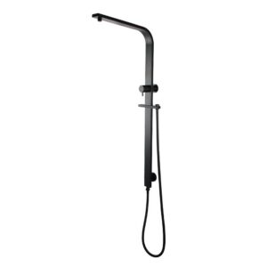 Black Shower Rail