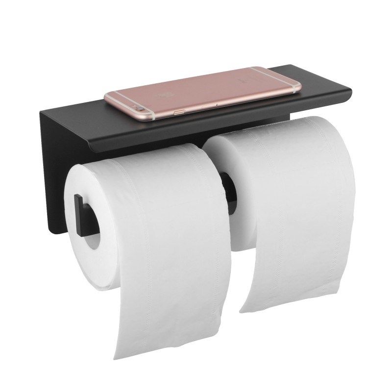 IVANO – Black Toilet Paper Holder