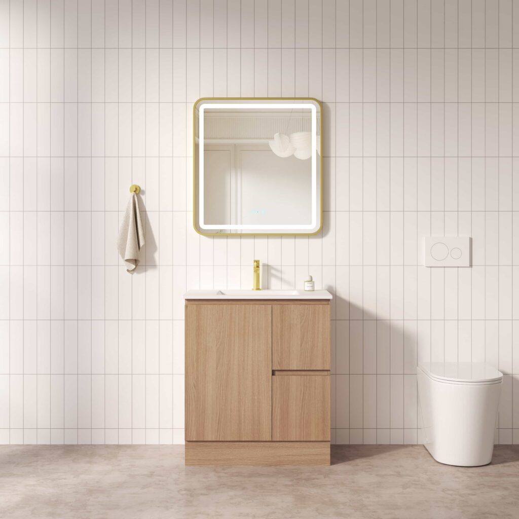 RITA Freestanding Cabinet (RHD)- Elegant Oak