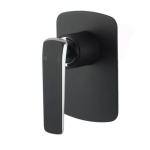 ESPERIA – Chrome & Matte Black Wall Mixer