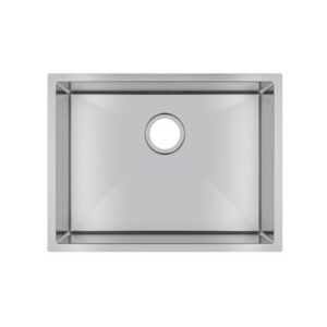 600x450x300mm Chrome Stainless Steel Single Bowl Kitchen Sink